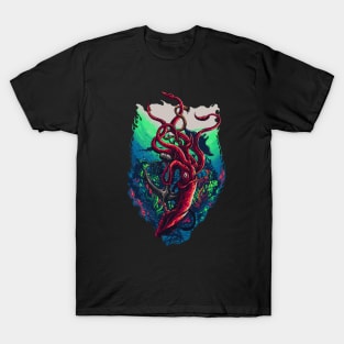 Octopus colorful underwater T-Shirt